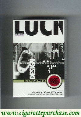 Lucky Strike Filters Design cigarettes hard box